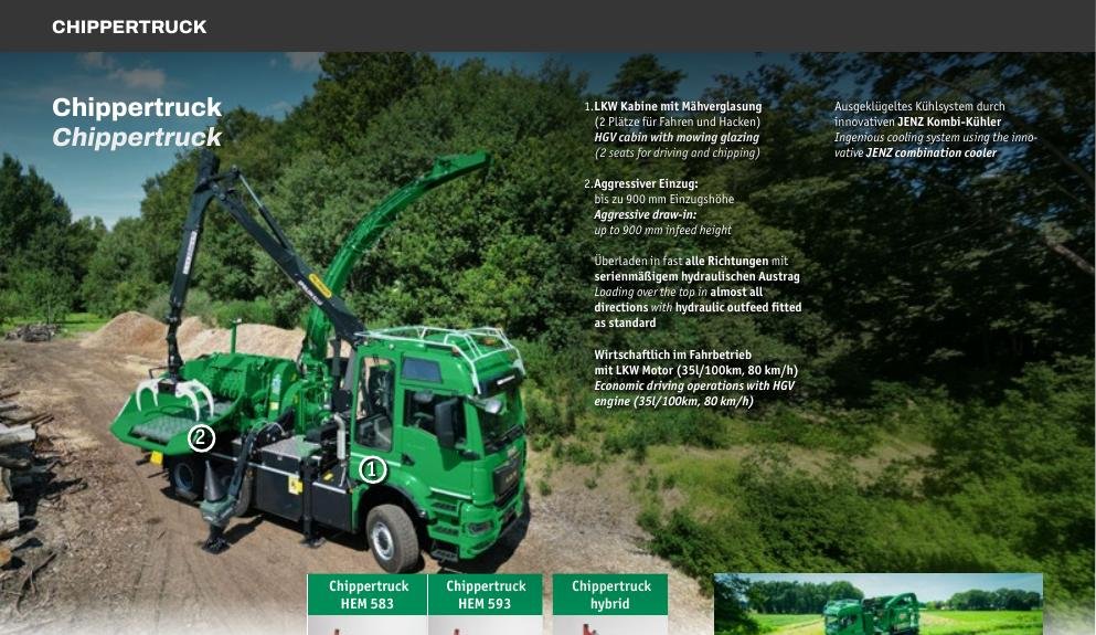 JENZ Chippertruck — pagina 14-15 din catalog