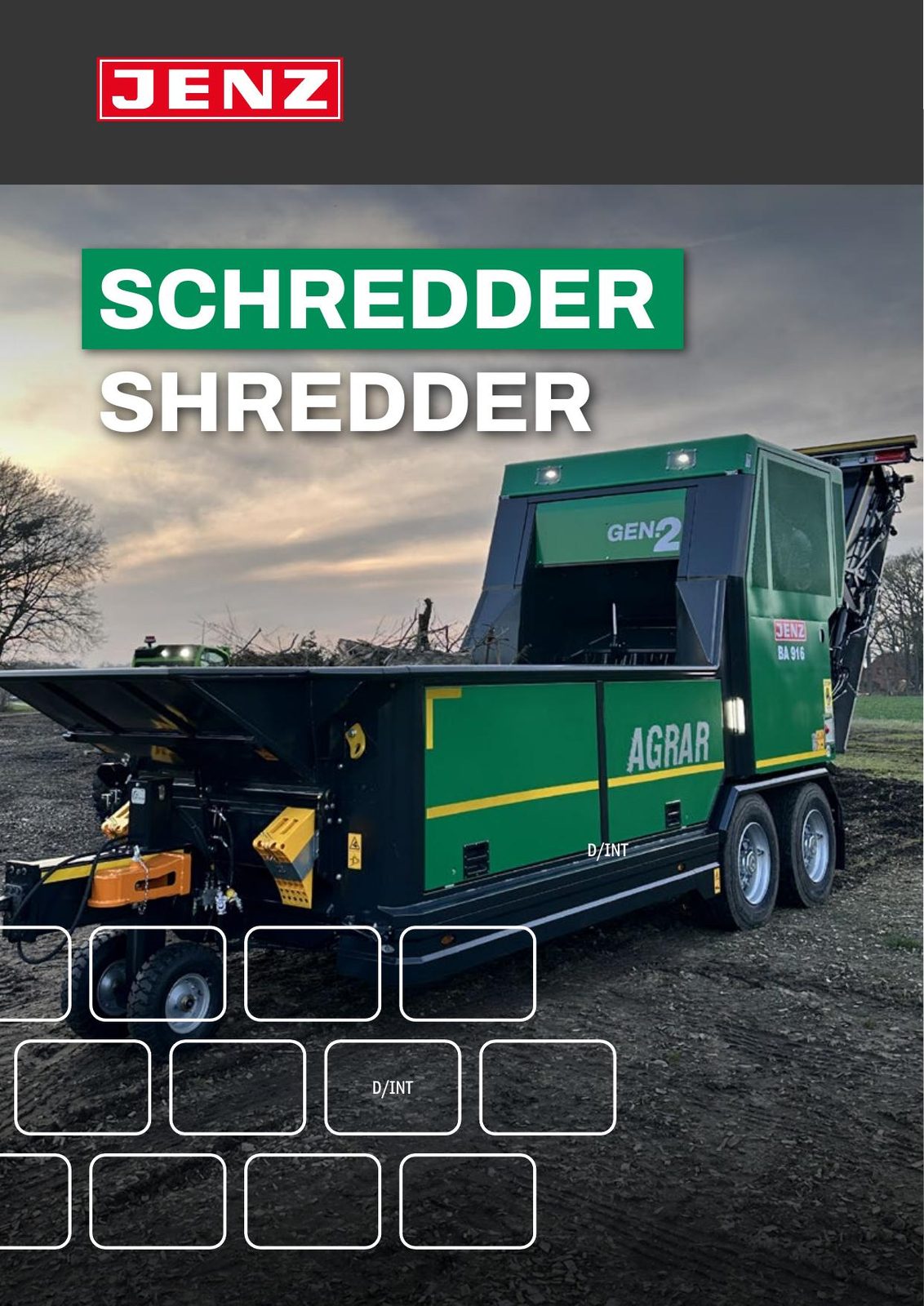 JENZ BA — shredder mobil