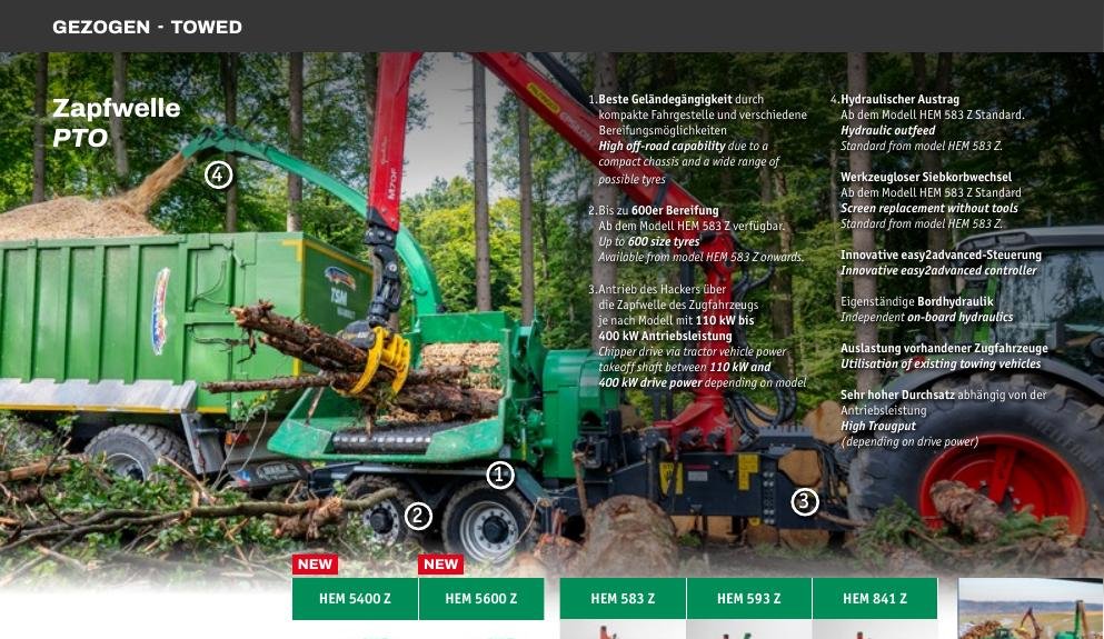 JENZ HEM acționat de tractor — pagina 16-17